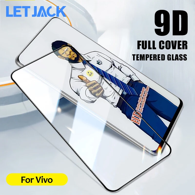 9D temperované sklo pre Vivo Iqoo Neo 9 8 7 Pro 6 SE Z8X Z7X Z6X Z5X Protect Screen Screen pre ochrancu Vivo Y02 Y02A Y02T Y02S