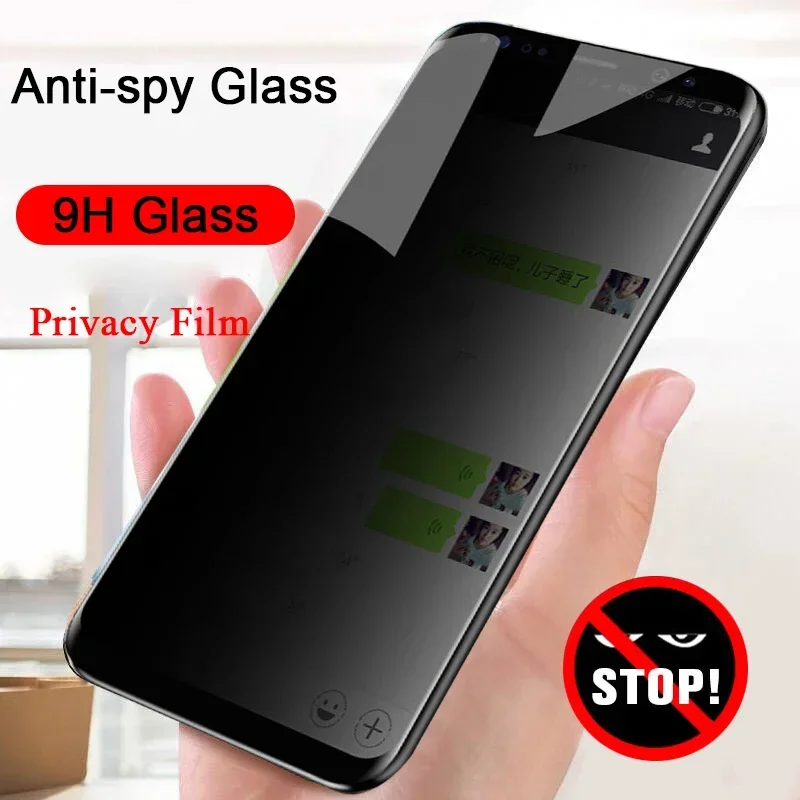 9H Ochranné ochranné sklo pre ochranu súkromia pre Galaxy S7 S6 Edge S5 S4 S3 Protector pre Samsung Galaxy S10 5G S9 S8 Plus