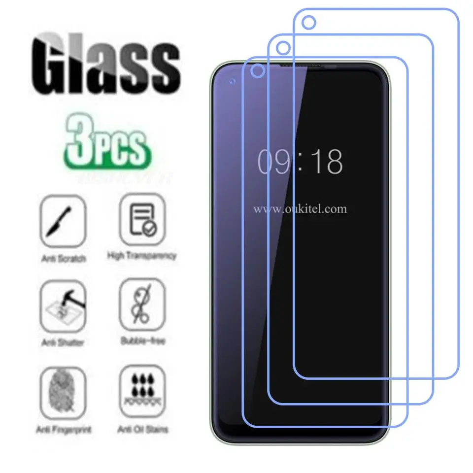 9H Protectívne temperované sklo pre OUKitel C21 Pro 6.39 