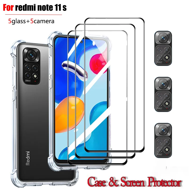 9H sklo pre Xiaomi Redmi Note 11S Cristal Protector Redmi Note 11S 10S 9S Ochrana Ochrana Redmi Note1s Shock odolný v prípade Redmi Poznámka 11 S Ochrana obrazovky