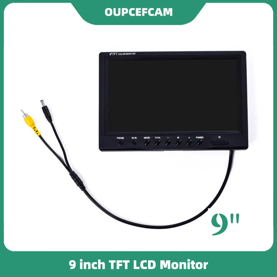 9inch TFT LCD Monitor Display Fit Indwater Camera Industrial Endoscope WP90 WP91 WP90 WP96 Series