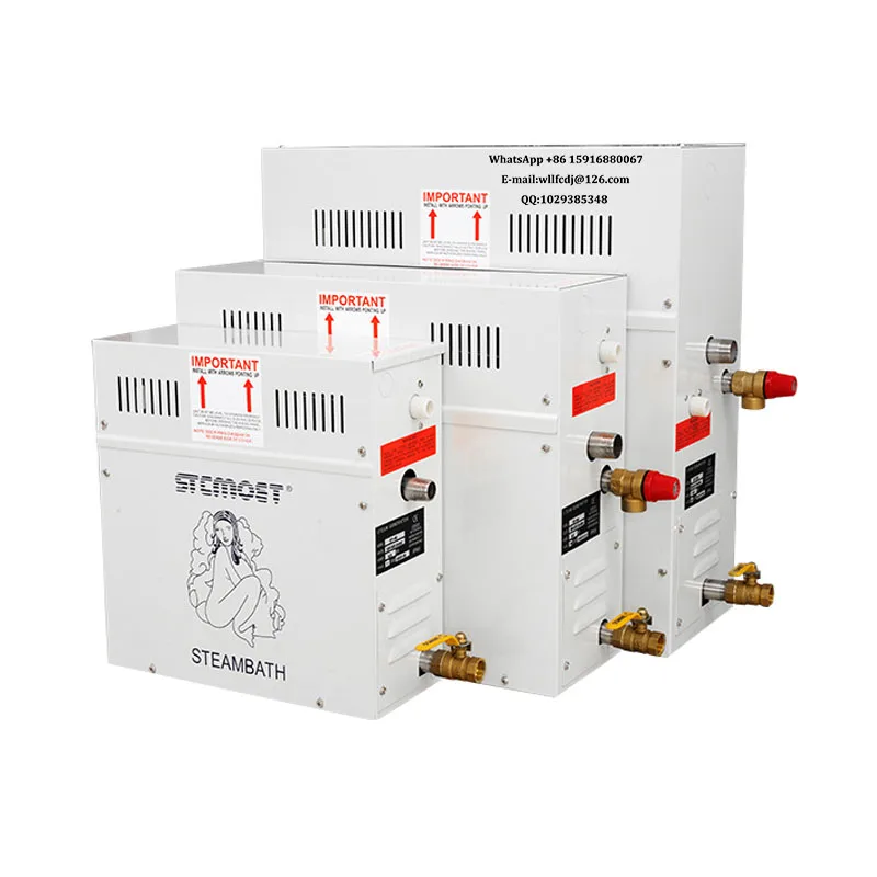 9KW parný generátor sauny parný vaňový stroj na sprchu Domov Sauna Room Spa Digital Controller