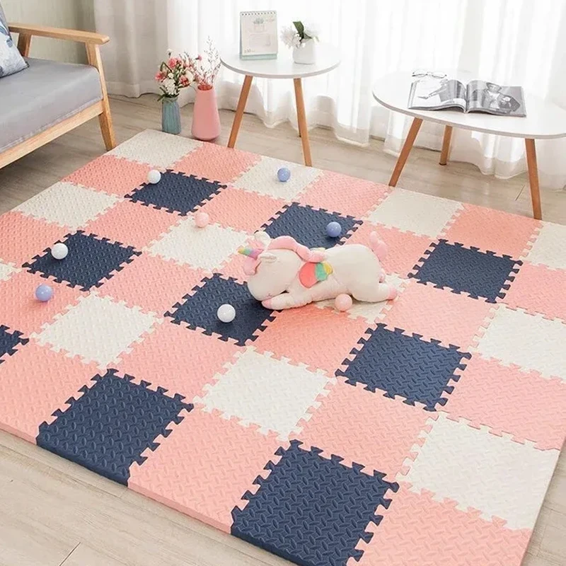 9pcs baby hre s rohožkou podlahou pre deti Koberec matrac Eva Foam Interlock Vzdelávacia hračka Play pre deti spálne koberec tatami