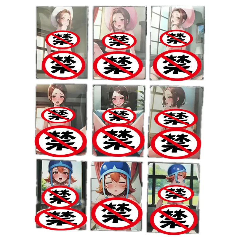 9pcs/set Anime Card Digimon Homemade Dvojrozmerné ACG Sexy nahé karty fanúšikovia fanúšikov