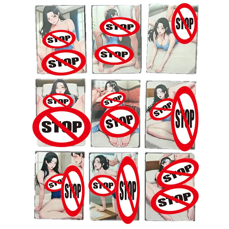 9pcs/set domáce anime karty, sexy bohyňa, sexy pyžamy, hrdinka, nahá karta, hračkárska dar