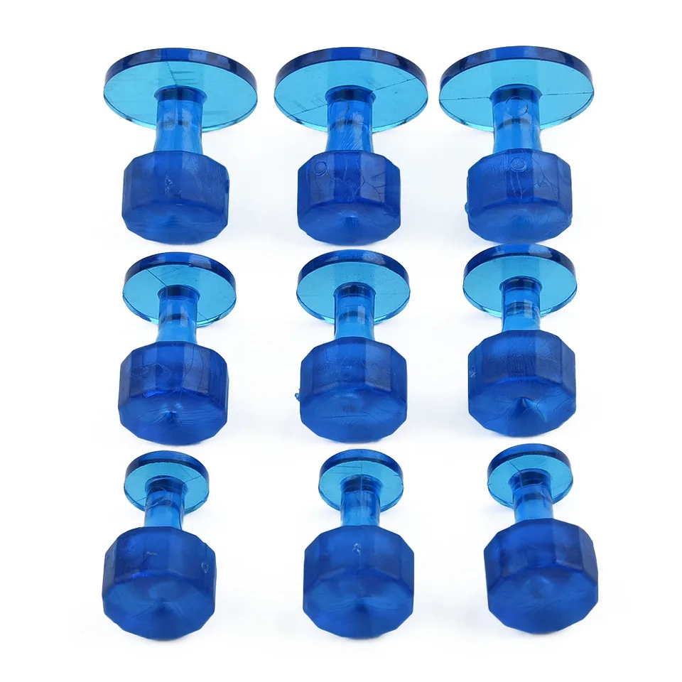 9pcs/set Let Tabs Tabs Dent Demand Tools Tools Nástroje automobil Oprava automobilu Dent DET REMBEROVANIE Nástroj Automatické zafarbenie zubné opravy lepidla lepidlá