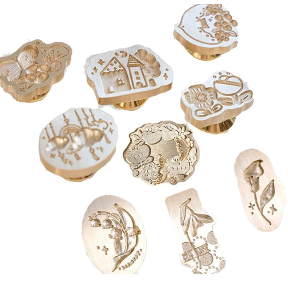 9pcs voskové pečať vyrazené známky hlavy retro oheň Fire Paint Wax Svadobné poštové pečať DIY Scrapbook obálka pozvánky