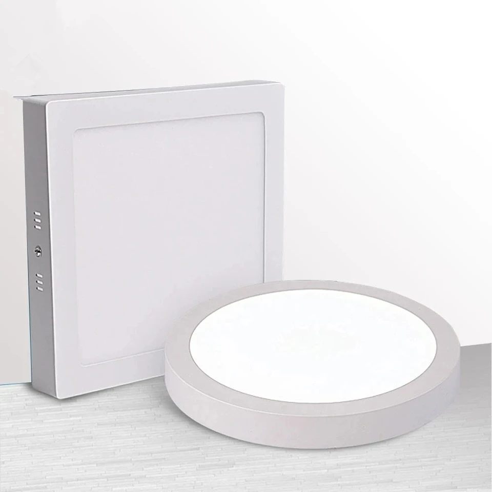 9W/15 W/25 W Round Square LED Panel LED Panel Svetelný povrch namontovaný Strop LED Downlight AC85-265V + LED ovládač DRAVA ZADARMO