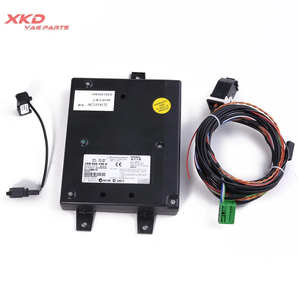 9W2 súprava modulu rozhrania Bluetooth pre VW Jetta Golf Passat Tiguan Touran CC EOS Polo RCD510 RNS510 1K8035730D
