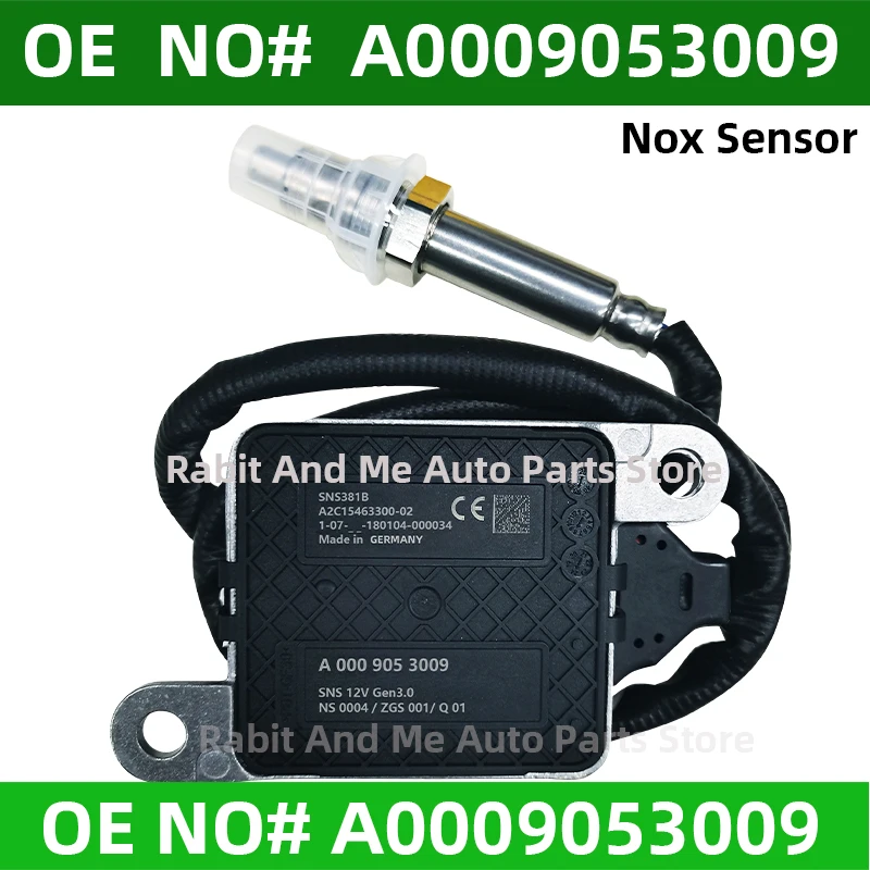 A0009053009 0009053009 Pôvodný nový senzor NOx Oxygen NOX 12V pre Mercedes-Benz CLA250 E200 E300 E400 S205 S213 X118 X222
