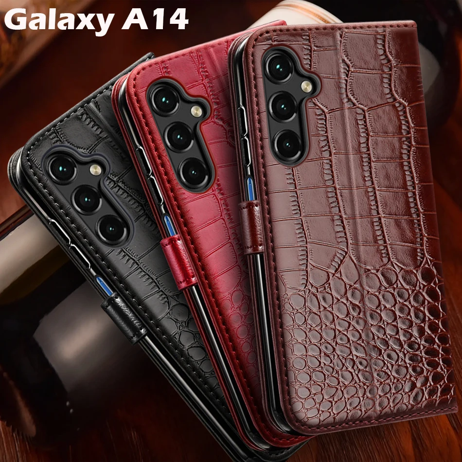 A14 4G/5G puzdro pre Coque Samsung Galaxy A14 Pase Leath Wallet Flip Cover pre Samsung A14 5G Case Samsung A14 Fundas Fundas Fundas