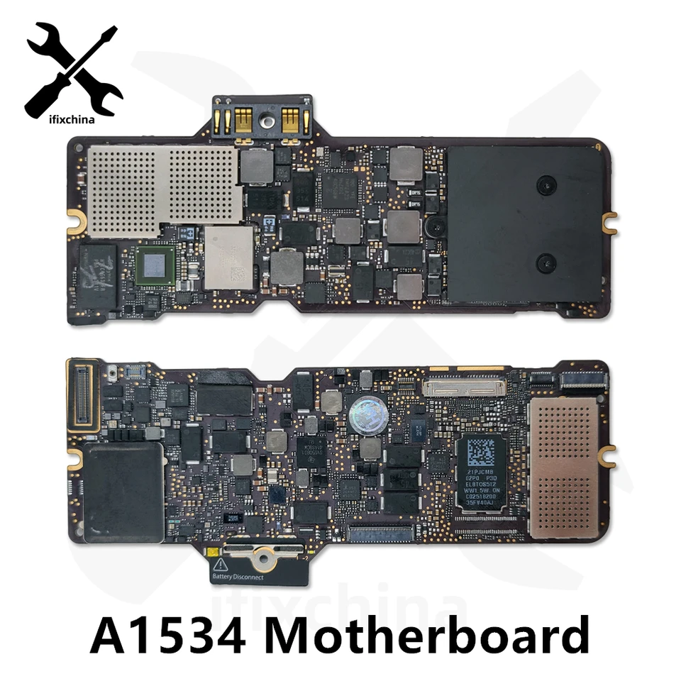 A1534 Základná doska 1.1g 1,2G 1,3 GHz 256 GB 512 GB 820-00045-A 820-00244-A pre MacBook Retina 12 