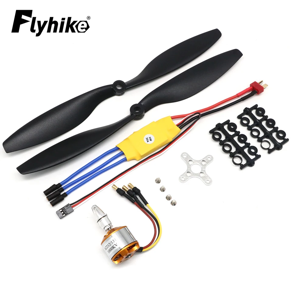 A2212 1000KV 2200 Brushless Outrunner Motor +Simonk 30a ESC +1045 vrtuľa (1 pár) Quad-Rotor Set pre RC Aircraft Multicopter