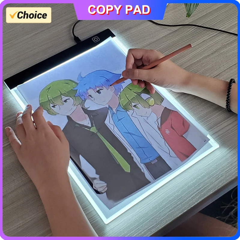 A4/A5 Stlmiteľné LED Dodávka Kopírovanie Pad Board Detská hračka maľba vzdelávacích detí Grow Playmates Kreatívne darčeky pre deti