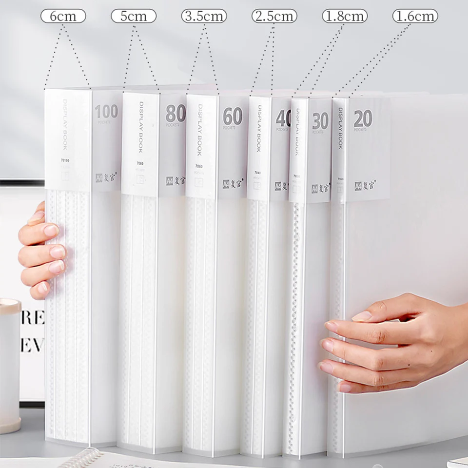 A4 Zložka súborov Zložka kancelársky úložný box Transparentné dokumenty Kontajner papier Organizátor Office Supply Wimorep A4
