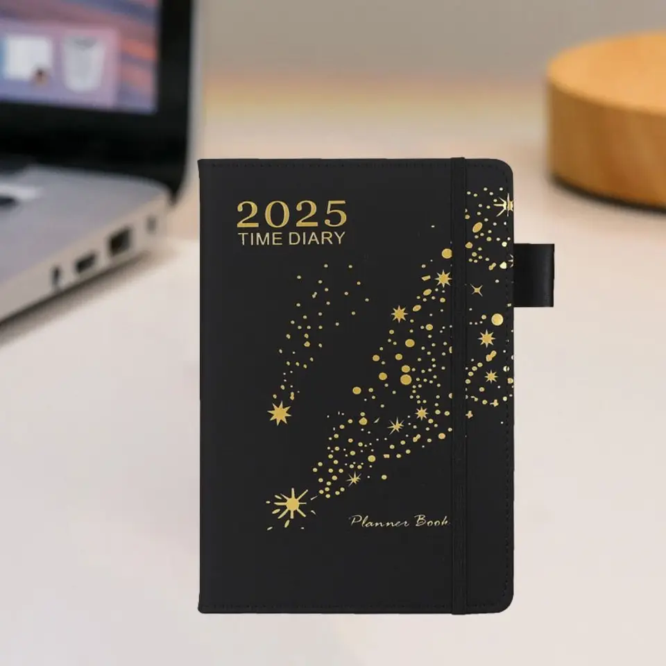 A5 2025 Program Planner Notebook Soft Cover Cover 180 strán 2025 Journal Notebooks papier zahusťuje 12 mesiacov Planner Notebook Student