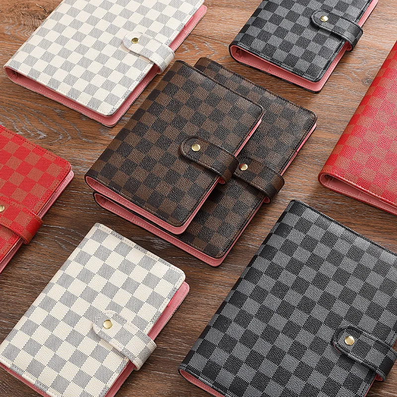 A5 A6 Loose Leaf Notebook Faux Leather Traveller Journal Student School Office Kancelárske potreby Poznámkový blok