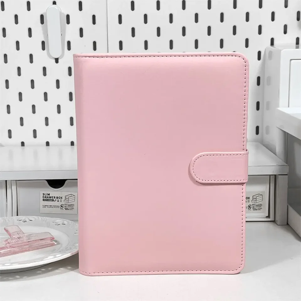 A5 KPOP Idol Photokards držiteľ PU Photo album Photocard Binder Zhromažďovanie kníhku