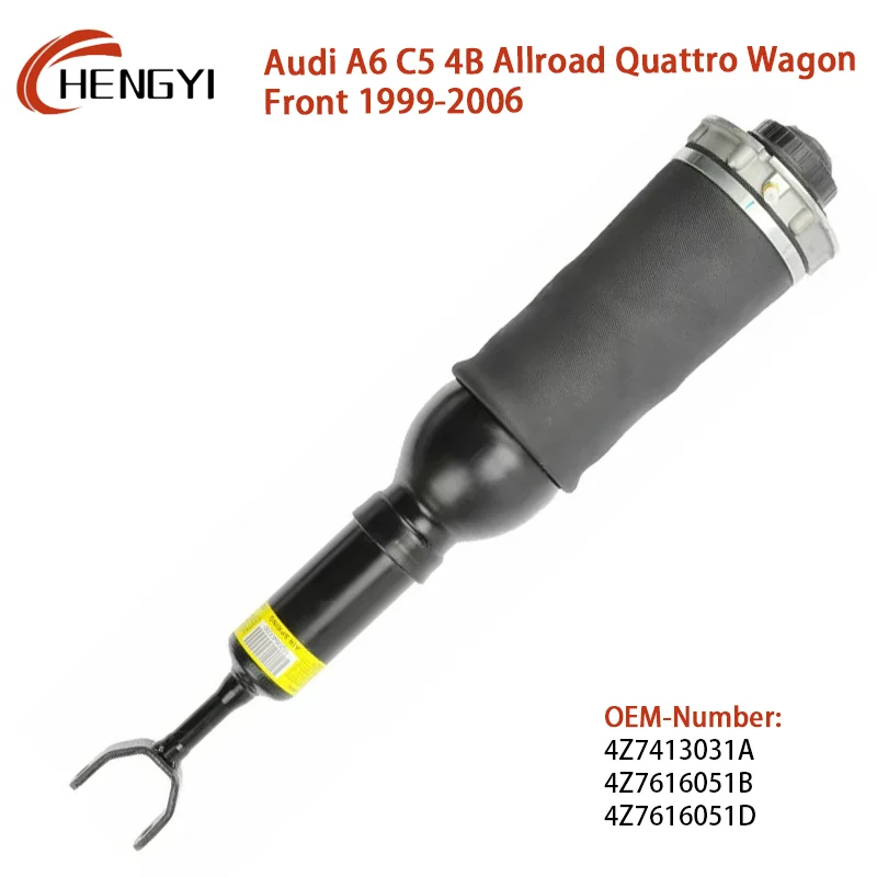 A6 C5 4B Allroad Quattro Wagon Front Air Suspension Strut Shock 4Z7413031A 4Z7616051B 1 YEAR Ruiny Shock Tjisk 1999-2006