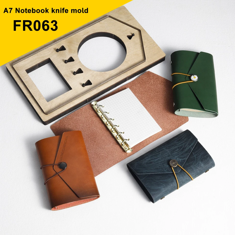 A7 notebook nôž na pleseň ručne vyrábaný náradie kože s koženými plesňami kožené rezanie plesní