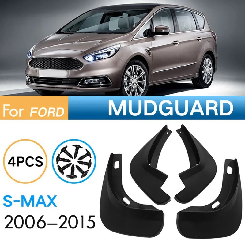A87D-4KS Car Mudguard Mud bahno klapky Splash Mud Gender Fender pre Ford S-Max 2016-2015