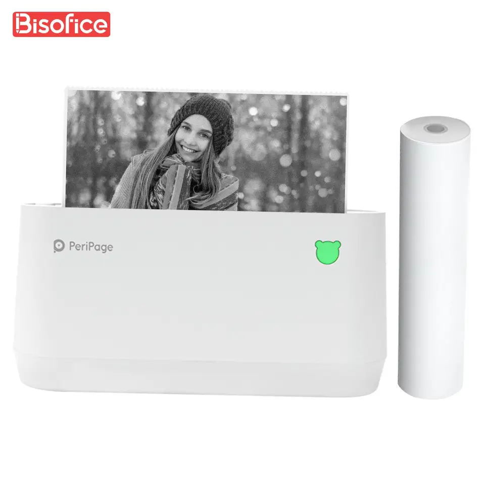 A9 Max Mini Termálna tlačiareň 203DPI Prenosná BT Wireless Photo Mobile Tlačiareň beznádejná tlačiareň