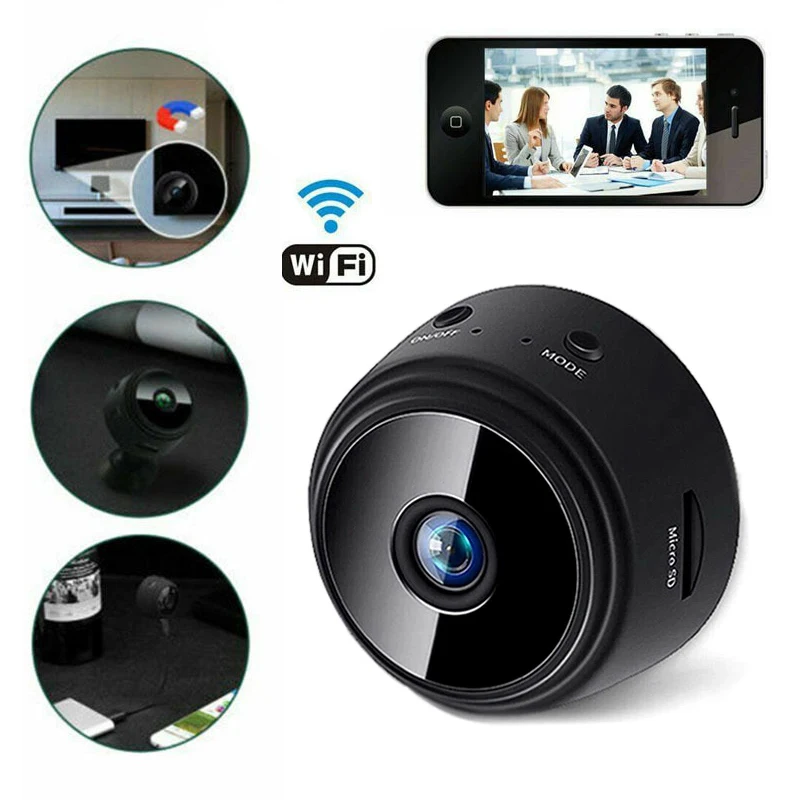 A9 Mini bezdrôtová bezpečnostná kamera WiFi 1080p Full HD Mini hlasové kamery pre domácu bezpečnostnú batériu overovanú kameru