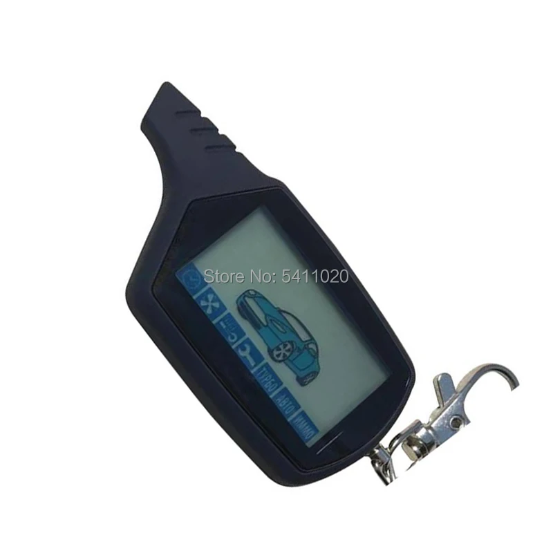 A91 LCD diaľkové ovládanie Keychain FOB FOB pre Rusko Starline A91 Dvojcestný kľúčový systém Alarm System Key