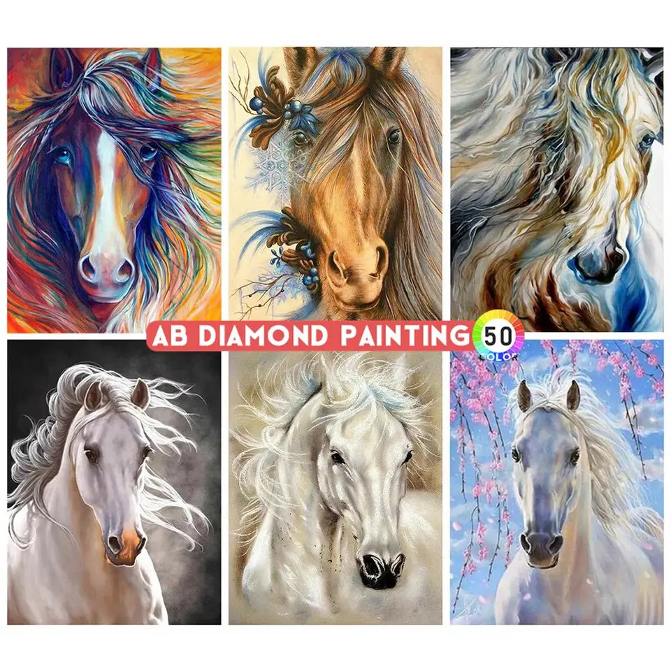 AB Diamond Painting Horse DIY