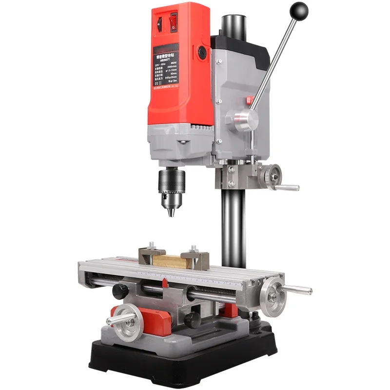 AB2856T Mini Rotary Table vŕtací stroj Multifunkcia lavičky Vŕtačka Malé 220V Domá malá elektrická vŕtačka frézka