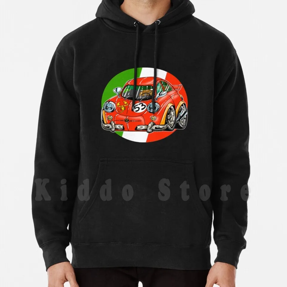 Abarth 500 Karmadesigner Hoodies dlhý rukáv 131 Abarth 695 Abarth 595 2019 124 Spider A112