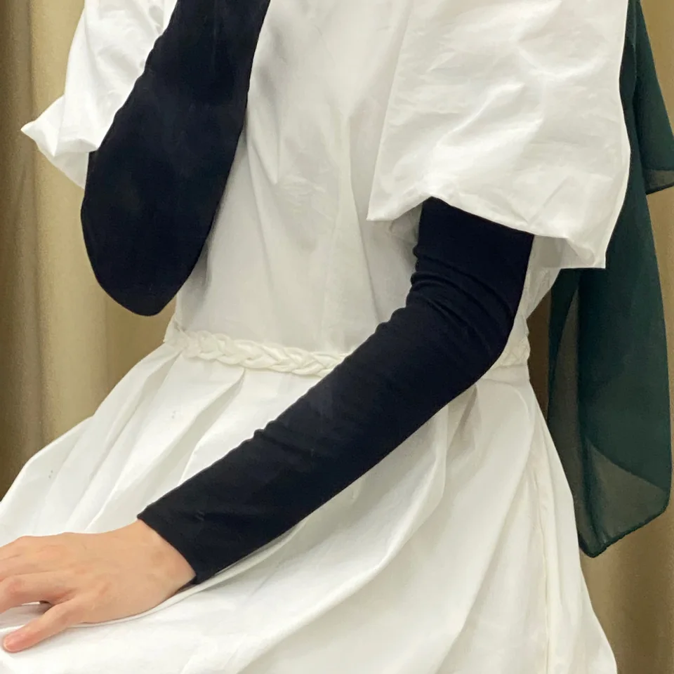 ABAYAS ARMA ARMA ABRESPLEEVEVEVY Moslimský hidžáb rukáv pre abaya ženy modálne látky abaya rukávy Ramadan Ramadan Arm Hidžáb rukávy
