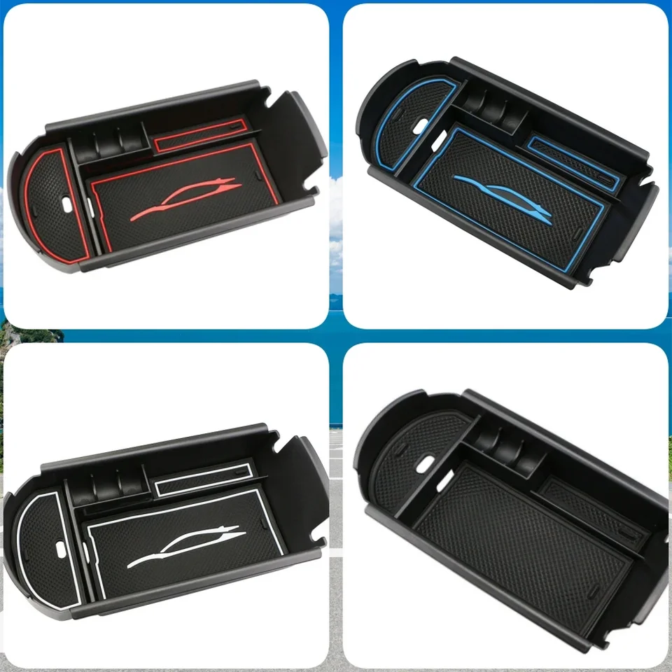 ABS Car Central Box Phone Držiteľ telefónu Storage Box pre Toyota C-HR CH-R CHR 2016-2021 Kit