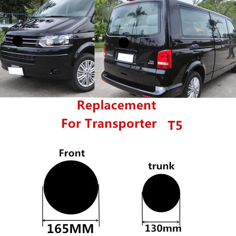 ABS Car Hood Front Bonnet Grill Zadný kmeň kmeňa Emblem Logo Cover Cover pre Volkswagen Transporter T5 2010 2012 2012 2013 2014 2014 2015