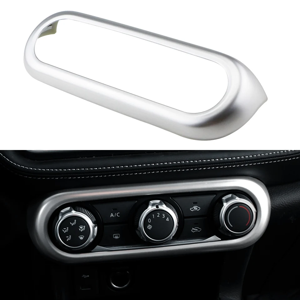 ABS Car Stredová konzola Klimatizácia AC Switch Switch Panel Panel Panel Cover Cover pre Nissan Kicks 2017 - 2022 Príslušenstvo