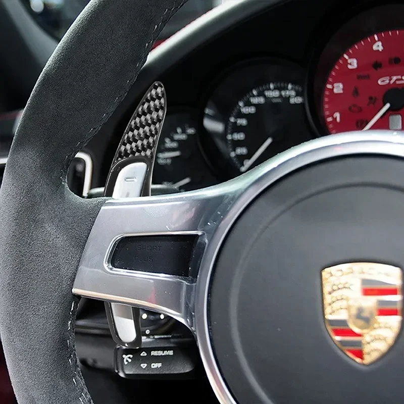 ABS Carbon Fiber Car Ceny Shift Paddle Paddle Extension pre Porsche Cayenne Panamera Cayman 911 Boxster