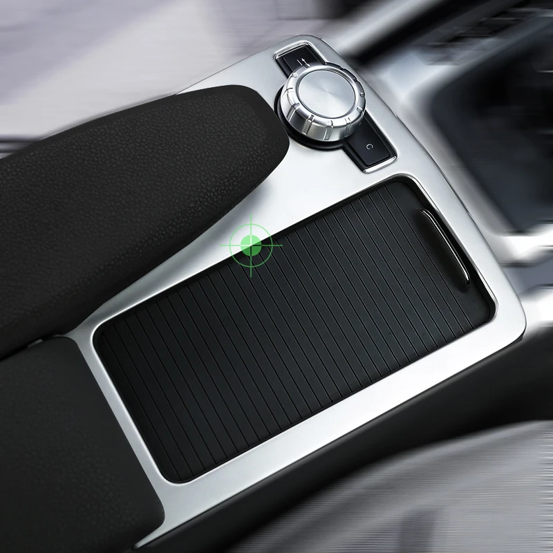 ABS Chrome Center Ovládanie vodného pohára / radu prevodovky Panel Panel Cover pre Mercedes Benz C Class W204 C200 C300 C180L E CLASS W212