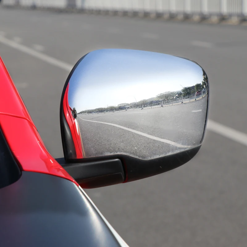 ABS Chrome Dverné bočné zrkadlo spätného zákruta obruchu pre obloženie obalu pre Nissan Navara NP300 D23 Pickup Accessories 2015-2020