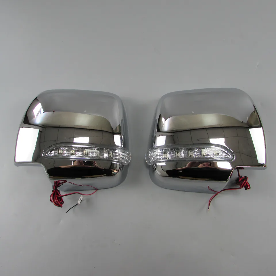 ABS Chrome LED spätné zrkadlo Obálky Krytia Časti pre Toyota Hiace Commuter 2005-2018 2008 2009 2009 2010 2012 2014 2018