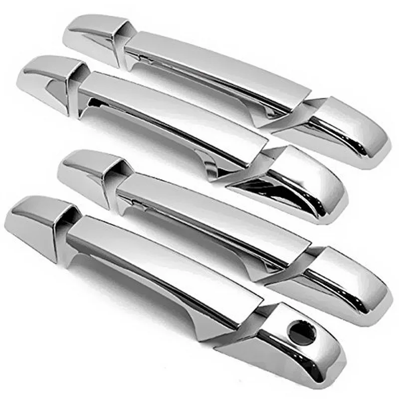 ABS Chrome Vonkajšia rukoväť kľučky na kryty krytu pre Chevy Silverado GMC Sierra 1500/2500/3500 Yukon XL Escalade