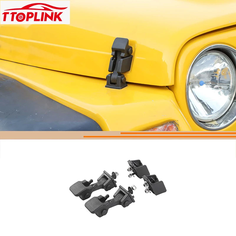 ABS Exterior Motor Hood Buckle Originálna továreň pre Jeep TJ Wrangler 1997-2006