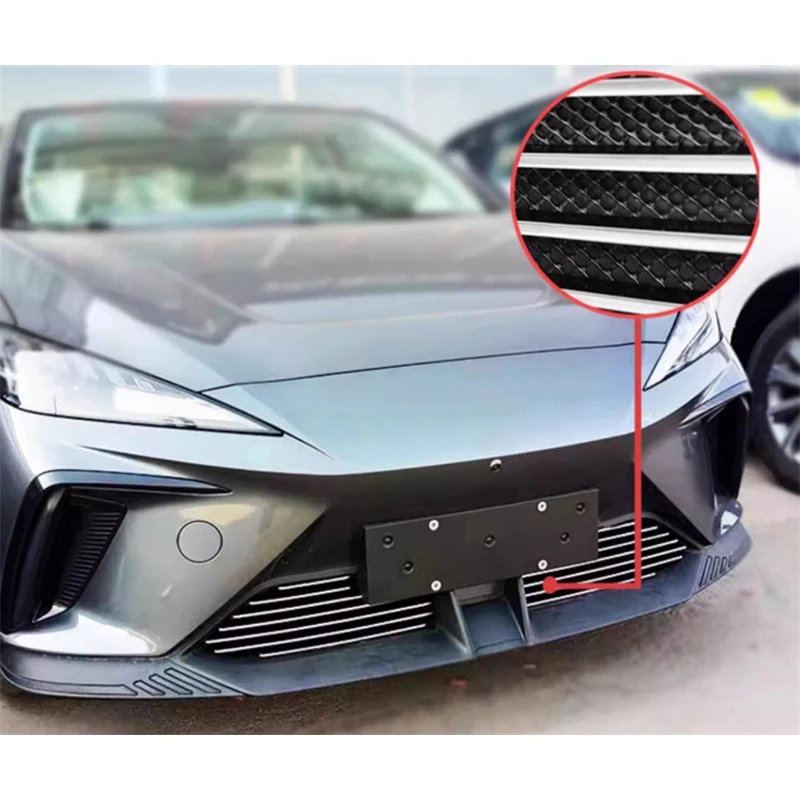 ABS Front Bumper Racing Grille pre MG4 EV/2022 2023 2024