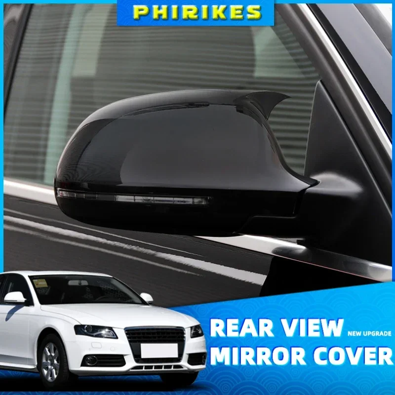 ABS Material Tharb vzhľad zrkadlového krytu spätného pohľadu na bočné zrkadlá čiapka pre Audi A3 8p A4 A5 B8 2008-2009