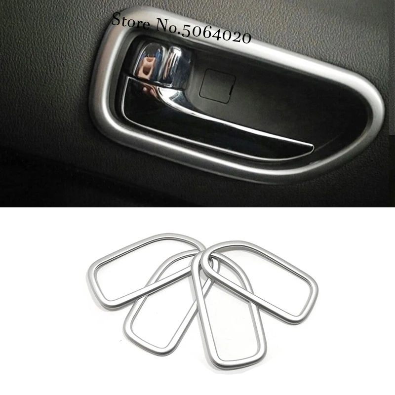 ABS matné auto Vnútorné dvere misky dekorácie dekoračný pásový kryt TIM STYLING STYLING PRE NISSAN X-TRAIL X TRAIL T31 2008-2013 Príslušenstvo 4ks