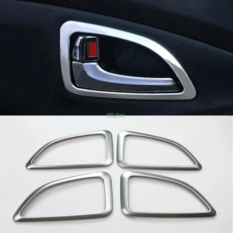 ABS Matt Interiérové ​​dvere rukoväte misky misky Tink 4pcs pre Hyundai IX35 2010 2011 2012 2013 2013 2014