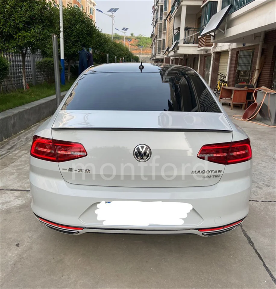 ABS Plastový materiál Nenazateľný spojler zadného kufra pre kufrový kufrový krídlo pre SPOiler Volkswagen VW Passat B8 SPOILER 2017-2024