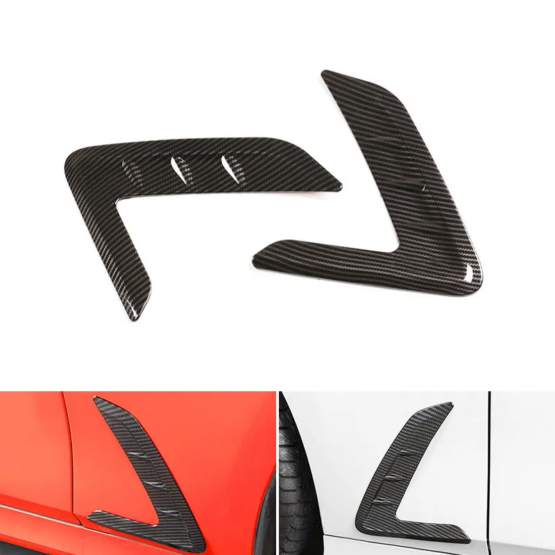 ABS pre BMW 3 Series G20 2020 2021 Vzorec uhlíkových vlákien Vzor automobilového príslušenstva bočné vzduchové prietoky Fender vývod Venteru krídla mriežka mriežky