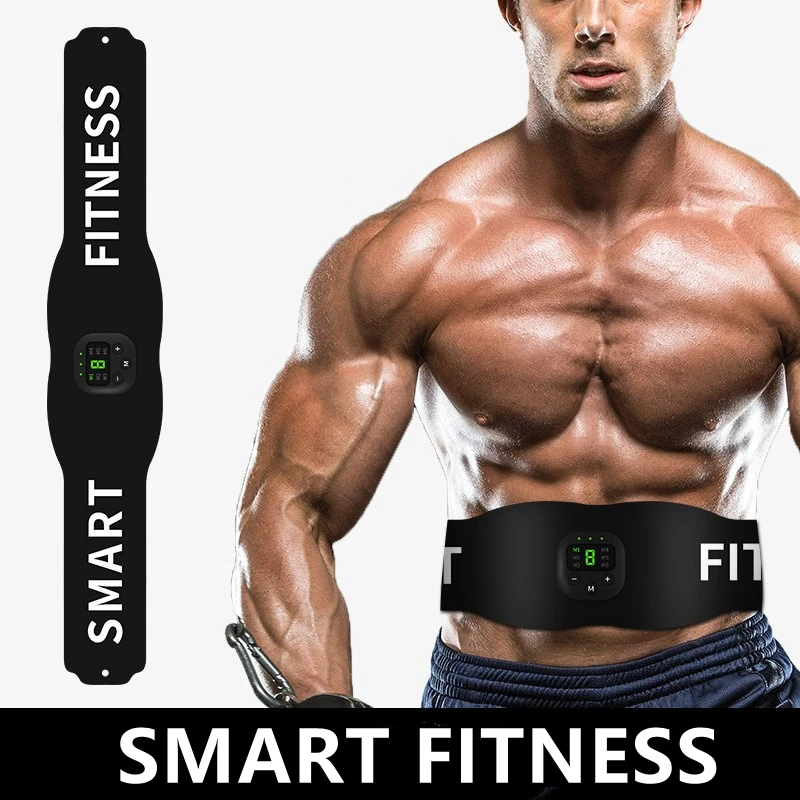 ABS Trainer Belt EMS brušné svalové stimulátor elektrické pásové pásy USB pás brucho chudnutie Domov Gym Massager
