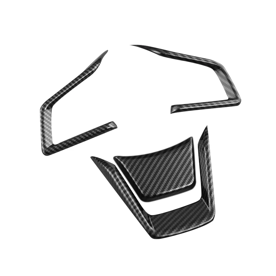 ABS uhlíkových vlákien na volant Crys Cover pre Subaru Forester Crosstrek XV 2018-2020