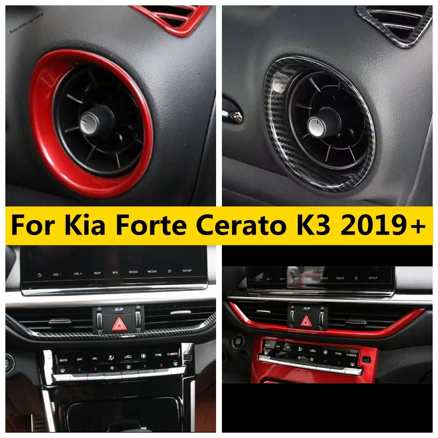 ABS Výstražné svetlo Strana prednej klimatizácie Venter a striedavý kryt obloženie pre Kia Forte Cerato K3 2019 - 2023
